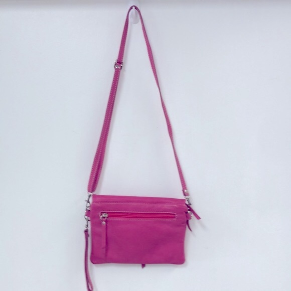 Borgo Degli Etruschi Leather Crossbody Wristlet - Picture 3 of 10